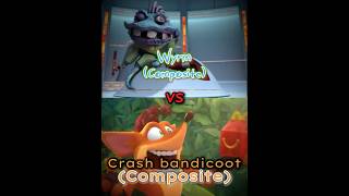 Wyrm vs crash bandicoot edit tmnt vs crashbandicoot [upl. by Ariahay]