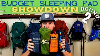 BEST BUDGET SLEEPING PAD Round 2  3 More Backpacking Sleeping Pads Tested amp Reviewed [upl. by Nalyad]