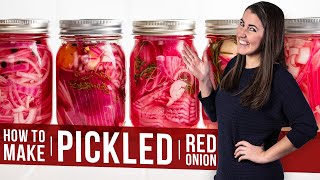 How to Make Pickled Red Onions  The Stay At Home Chef [upl. by Esme]