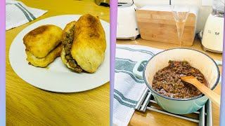 Let’s make fat cakes with mince  Chit chat with me vlog [upl. by Anileba805]