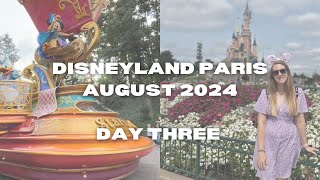 Disneyland Paris August 2024  Day Three  Stars on Parade  Does Travel [upl. by Roath]