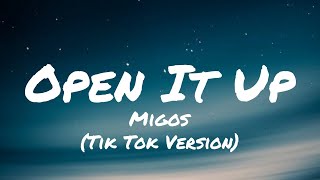 Migos  Open It Up  S L O W E D  R E V E R B Lyrics [upl. by Tikna]