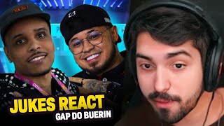 JUKES REACT BUERIN DEU GAP NO TITAN NO CBOLÃO 2024 [upl. by Nylear]