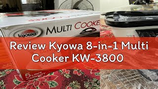 Review Kyowa 8in1 Multi Cooker KW3800 [upl. by Aral]