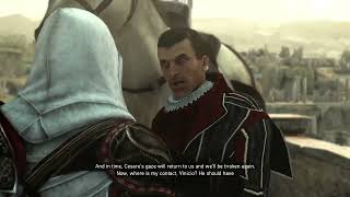 quotA Small Victoryquot  Ezio And Niccolò Machiavelli Scene  Assassins Creed Brotherhood [upl. by Jillayne]