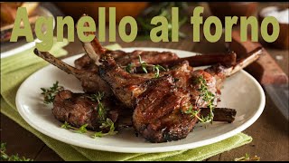 Agnello al forno con patate [upl. by Ahsatam]