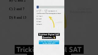 Trickiest 20242025 Digital SAT question digitalsat satprep [upl. by Symer775]