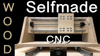 CNC Fräse selber Bauen für unter 500 € aus Holz zum Nachbauen mit Liste zu allen Teilen Part 1 [upl. by Nathan]