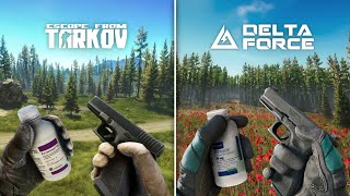 Delta Force Hawk Ops vs Escape From Tarkov Comparison [upl. by Davita]