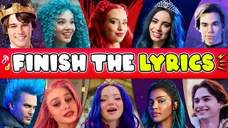 🎤 How well do you know the lyrics from Descendants The Rise of Red Finish The Lyric [upl. by Leaper]