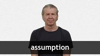 How to pronounce ASSUMPTION in American English [upl. by Asaert]