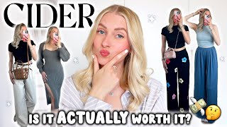 Buying clothes from CIDER ads so you don’t have to 😬 TRY ON haul amp my honest opinion [upl. by Lanor]