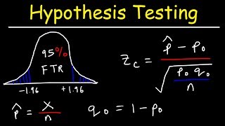 Hypothesis Testing  Solving Problems With Proportions [upl. by Nerhtak507]