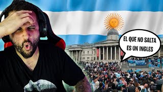 REACCIONANDO a HINCHAS ARGENTINOS COPANDO INGLATERRA  Italia vs Argentina [upl. by Castillo]