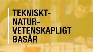 Tekniskt Naturvetenskapligt Basår [upl. by Kcinimod]