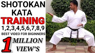 SHOTOKAN KATA 123456789 SHOTOKAN KATA VIDEO  SHOTOKAN KATA TRAINIING shotokankata karate [upl. by Sello643]