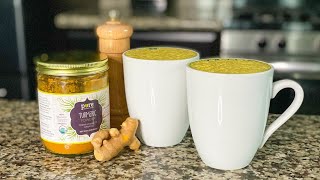 RECIPE Turmeric latte and the benefits of turmeric  Meg Unprocessed [upl. by Darcia]