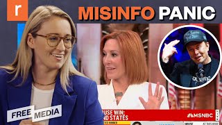 Jen Psaki Morning Joe blame MISINFORMATION Musk’s ‘propaganda’ for Kamala LOSS  Free Media [upl. by Mieka756]