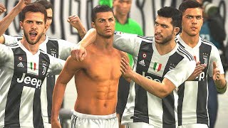 PES 2019 Cristiano Ronaldo Hattrick ● Juventus Comeback Atletico Madrid ● UEFA Champions League [upl. by Nomal816]