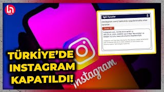 Instagrama erişim engeli geldi Instagram Türkiyede neden kapatıldı Ne zaman açılacak [upl. by Dnallor787]