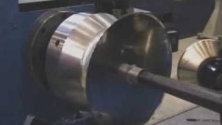 metal spinning and shear forming samples on DENN ZENN machines CNC controlled [upl. by Ailel]