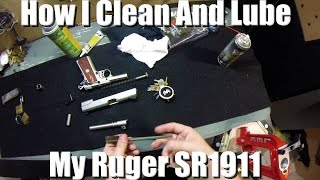 How To Clean A SR1911 With Bore Snake [upl. by Isidro936]