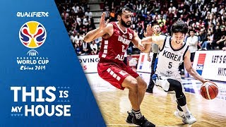 Lebanon v Korea  Highlights  FIBA Basketball World Cup 2019  Asian Qualifiers [upl. by Ymmik]