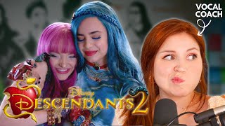 DESCENDANTS 2 I Vocal coach reacts [upl. by Cormac]