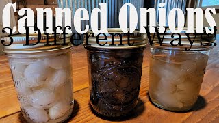 Canned Onions 3 Different Ways [upl. by Adnilak744]