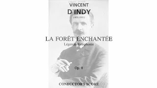 Vincent dIndy 18511931  La forêt enchantée Op8 Scorevideo [upl. by Schick]