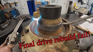 We attempt to rebuild a John Deere 850J dozer final drive but we got a big surprise [upl. by Ardnael]