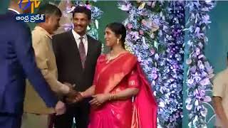 CM Chandrababu Naidu Attend Galla Aruna Kumari Grandson Marriage [upl. by Souza890]