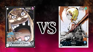 Blackbeard vs Nami  OP9 One Piece TCG [upl. by Decamp]