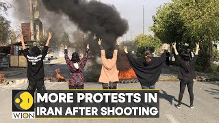 Iran Protests continue in Zahedan after security forces opened fire at protesters  WION [upl. by Cordelie342]