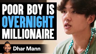 POOR BOY Is OVERNIGHT MILLIONAIRE  Dhar Mann Studios [upl. by Anirbac]