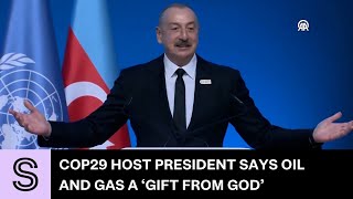 Extraordinary start to COP29 as host president calls oil and gas a ‘gift from God’  Stuffconz [upl. by Avril]