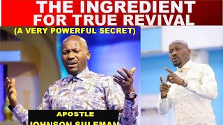 Simple keys for Revival in Ministry by Apostle Johnson Suleman [upl. by Adamina]