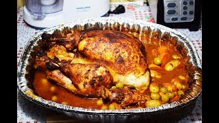 Como hacer Pavo Horneado en Salsa paso a paso [upl. by Hayyikaz165]