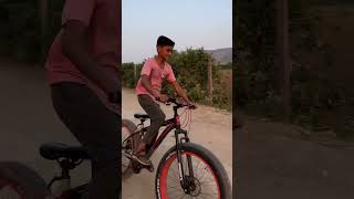 Fat bike stunt ❤️ drift ✌️ viralshort ytshorts viralshorts cycle drift [upl. by Yeoz]