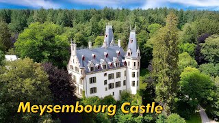 Meysembourg castle Larochette Luxembourg 4K Outdoor Travel [upl. by Bashemath]