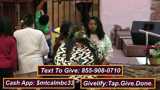 The Mt Calvary Church MCMBC Sunday Worship Service [upl. by Inahpit615]