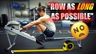 Rowing Machine Youre LOSING Speed Doing This [upl. by Knute]