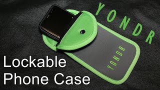 YONDR Lockable Phone Case  Pouch  How does it work  Creating Phone Free Zones [upl. by Chloette598]