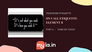 The Importance Of Tone Of Voice And Why You Should Get It  Telephone Etiquette In Hindi 6 [upl. by Nael]