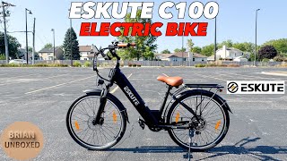 Eskute C100 Electric Bike  Full Review [upl. by Ahcarb]