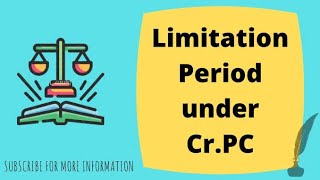 Limitation period prescribed under CrIminal Procedure Code 1973 [upl. by Neillij804]