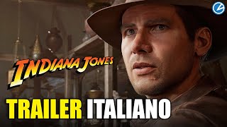 Indiana Jones GAMEPLAY TRAILER DOPPIATO IN ITALIANO [upl. by Nehtan]