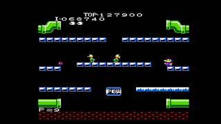 Atari 7800 Emulated Mario Bros Standard 186630 points [upl. by Christianna672]