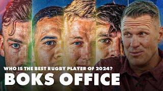 Which rugby player should win World Player of the Year  Boks Office [upl. by Ttihw]