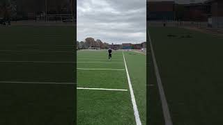 Sprints before route session trackandfield widereceiverdrills cardioexercise widereceiver nfl [upl. by Ellemrac]